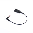 Best Sound 3.5 mm Noise Cancel Professional Headset Package - Quick Disconnect  Headset + 3.5 mm Headset Adapter for Smart iPhone