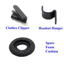 RJ9 Headset Universal - Swiveling Wide band Receiver Best Pro Monaural Headset + Universal Compatibiity RJ9 Headset Adapter