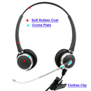 INNOTALK Voice Tube Binaural 3.5 mm Headset for Sound Card of PC DeskTop Computer