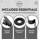 RJ9 Headset Universal - Best Sound Phone headset + Universal Compatible RJ9 Headset Adapter built in Plantronics compatible QD