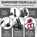 Polycom VVX models Phone Wireless headset with Remote Answering Cord ( Explorer )