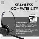 Polycom and Computer Wireless Unified Headset - Computer Softphone and Polycom VVX300, VVX310, VVX400