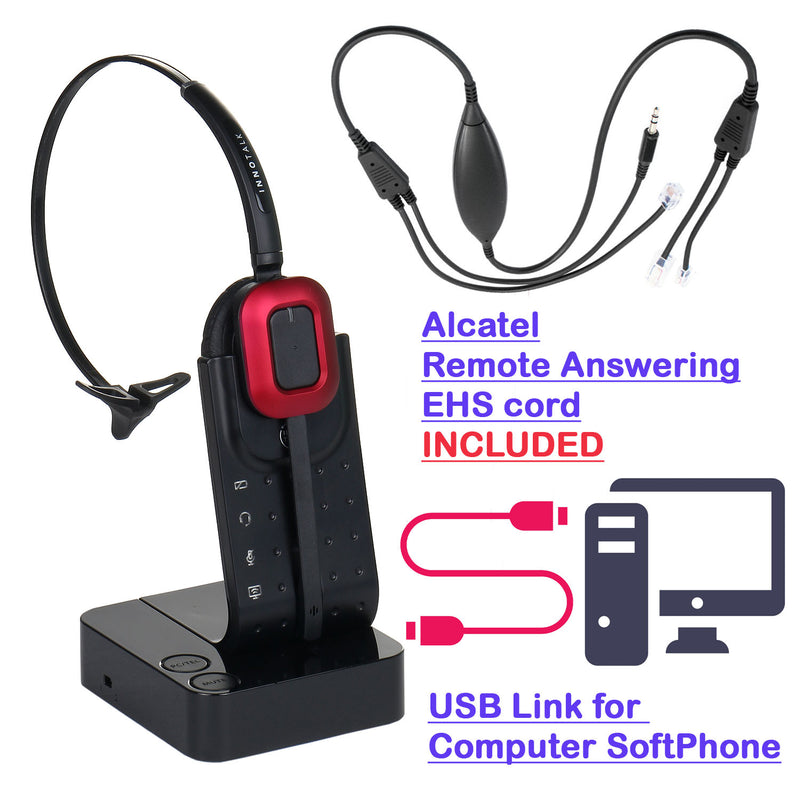 Alcatel 4028EE, 4038EE, 4068EE Wireless Headset and Computer Headset
