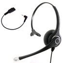 Sound Enhanced Pro 2.5 mm Monaural Headset Combo - Monaural Office Headset + Short 2.5 mm Headset Adapter