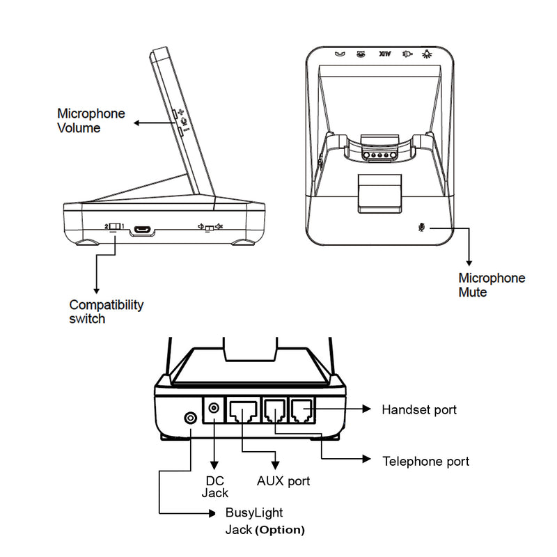 Wireless Headset for Desk Phone (Explorer)