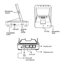 Polycom VVX models Phone Wireless headset with Remote Answering Cord ( Explorer )