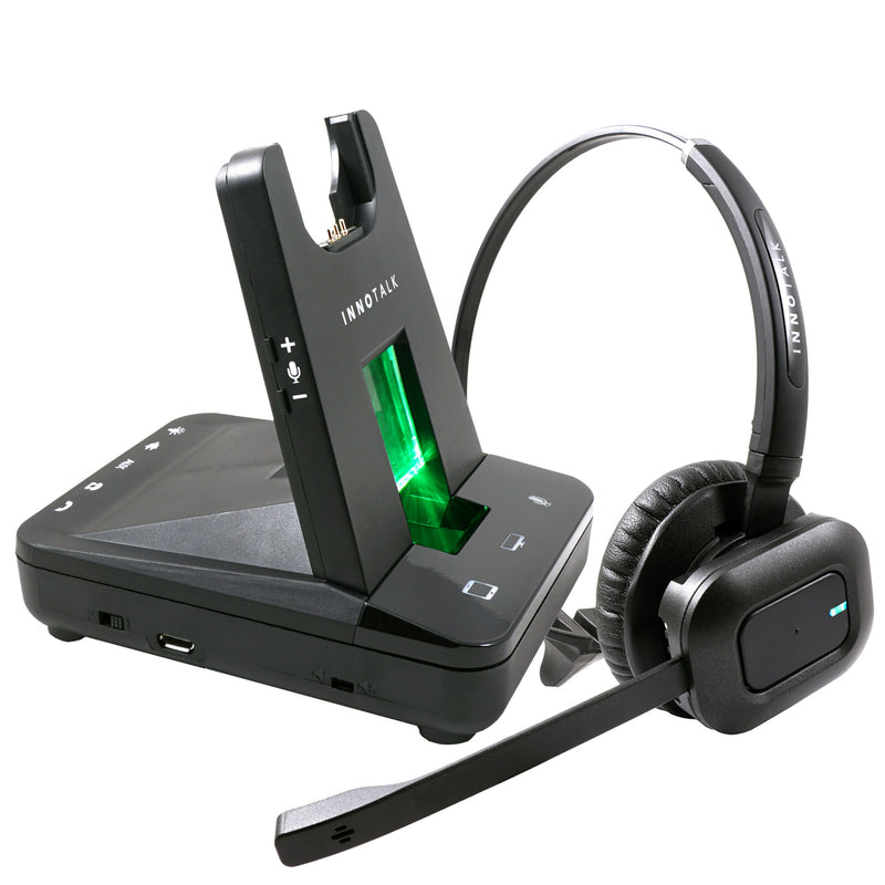 Desk Phone, Computer and Bluetooth 3-in-1 Wireless Headset (Explorer)