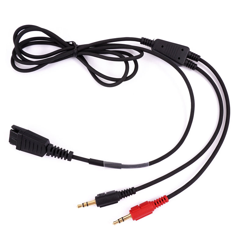 3.5mm Changeable Voice Tube Mic Swiveling Speaker Professional Monaural Desktop Computer Headset