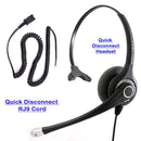 Sound Emphasis Pro Monaural Headset + RJ9 U10 26716-01 Phone Headset Adapter