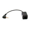 2.5 mm to RJ-9 (Male - Female) Headset Adapter