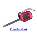 Computer USB and Desk Phone Wireless Headset with Remote Hook ON OFF Handset Lifter - 300 FT Mobility 8 hours Talking